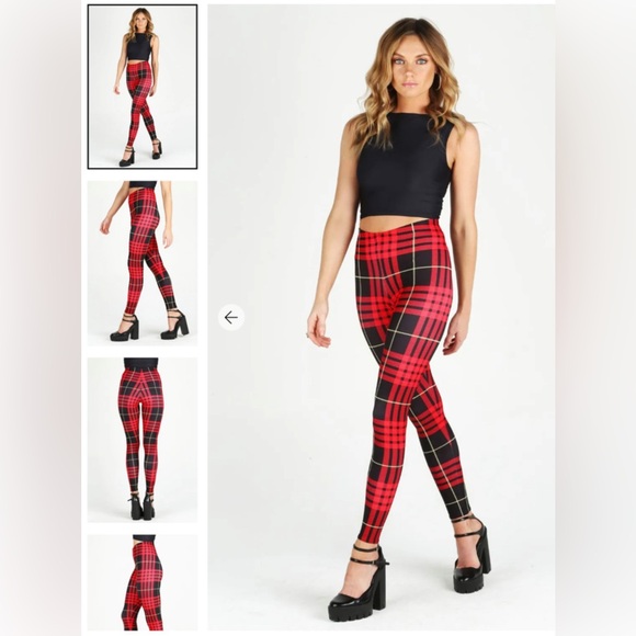 BlackMilk Plaid Punk Toasties - Picture 1 of 8